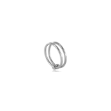 METAL HARD - DOPPEL-EICHELRING, 28 MM - BDSM-Penisringe aus Metall