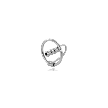 Metal Hard - Anillo Glande Con Plug Uretral 30Mm | Vybes.it