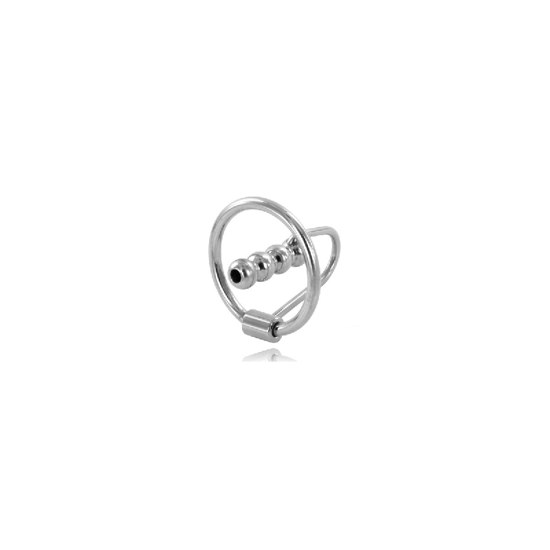 Metal Hard - Anillo Glande Con Plug Uretral 30Mm | Vybes.it