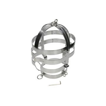 Metal Hard - Mascara Con Collar Acero | Vybes.it