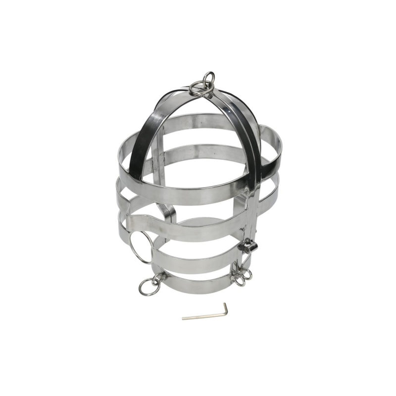 Metal Hard - Mascara Con Collar Acero | Vybes.it