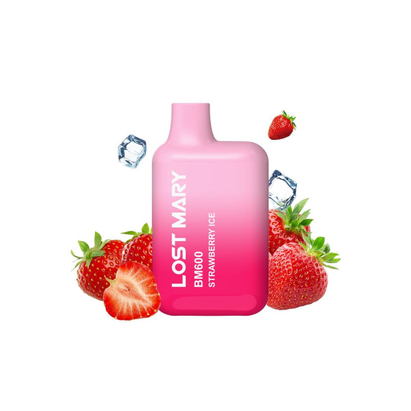 LOST MARY - BM600 VAPER NICOTINA 2% DESECHABLE SABOR FRESA HELADA