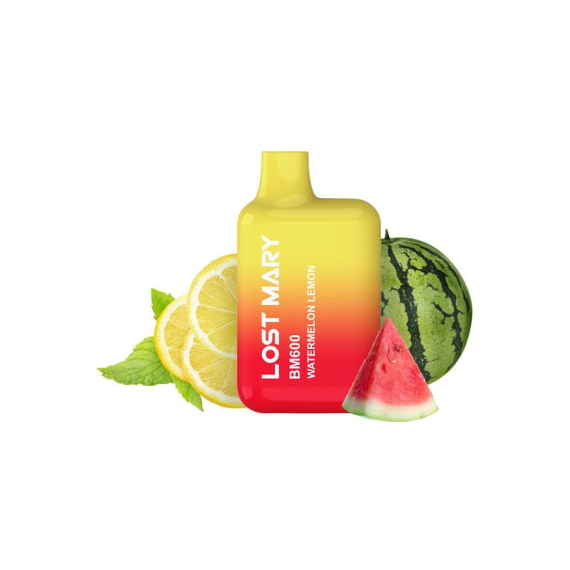 LOST MARY - BM600 VAPER NICOTINE 2% JETABLE PASTÈQUE CITRON - Vapoteu…