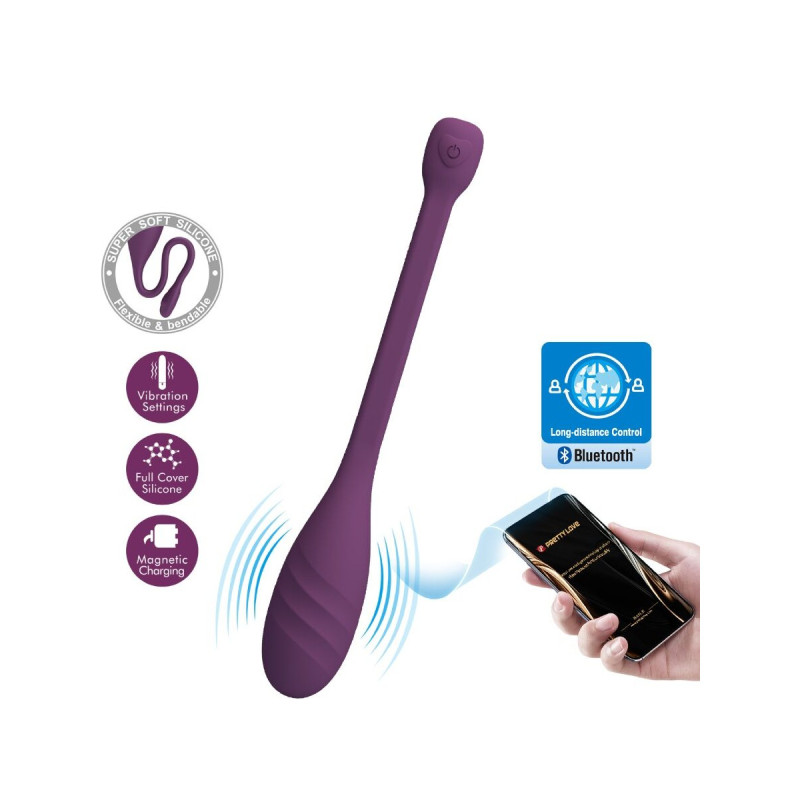 Pretty Love - Leviathan Vibrador Controlado Por App Morado |