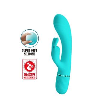 Pretty Love - Scocco Vibrador Rabbit Turquesa | Vybes.it