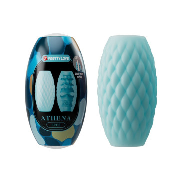 Pretty Love - Athena Eros Masturbador Masculino Silicona Celeste |
