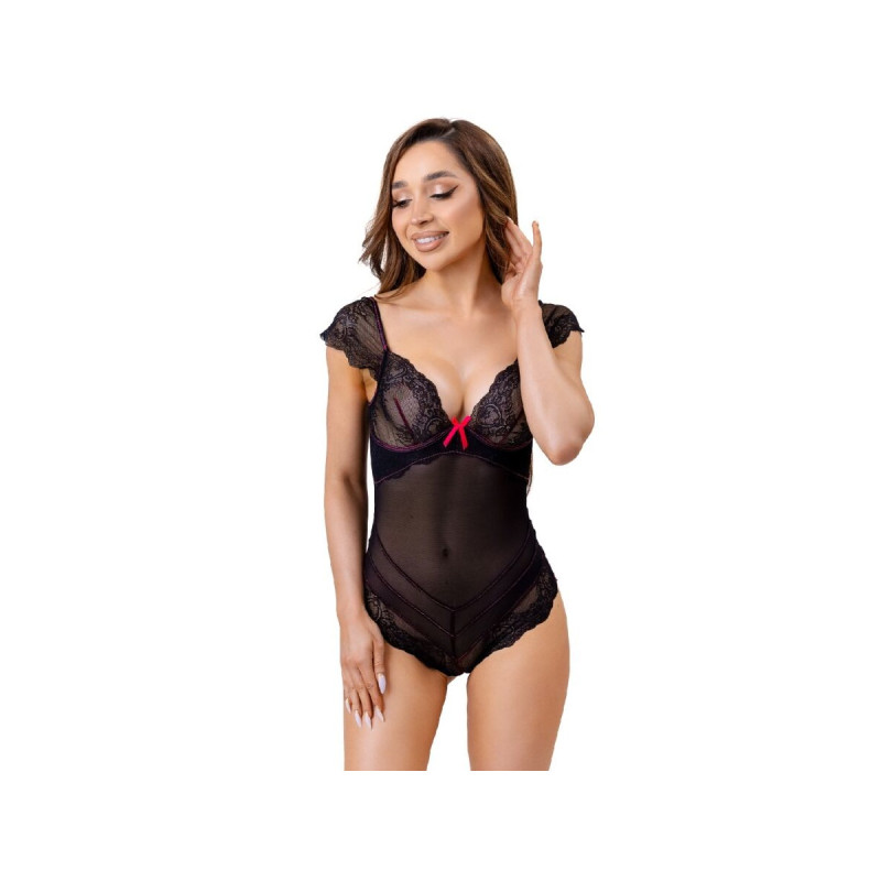 Livco Corsetti Fashion - Evelyn Lc 20243 Body Con Adornos De Encaje
