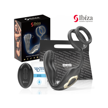 IBIZA - Plug anal rotatif télécommandé WIGGLE avec vibrations périnéa…