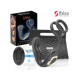 IBIZA - Plug anal rotatif télécommandé WIGGLE avec vibrations périnéa…
