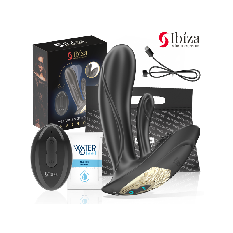 IBIZA - VIBRATEUR PORTABLE AVEC STIMULATION DU POINT G ET DU CLITORIS…
