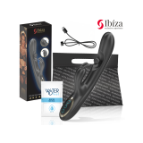 IBIZA - POWERFUL RABBIT VIBRATOR WITH MASSAGING ROLLING PEARL - IBIZA…