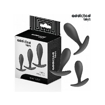 Addicted Toys - Lot De 3 Plug Anal Modèle 2 | Vybes.it