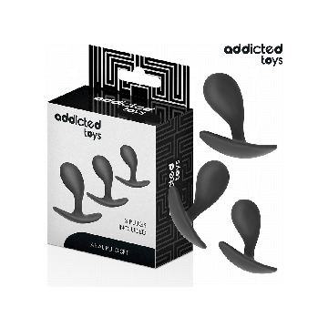 Addicted Toys - Lot De 3 Plug Anal Modèle 3 | Vybes.it