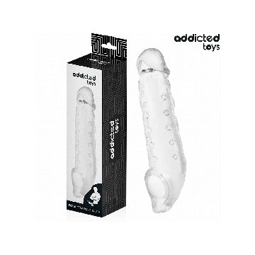 ADDICTED TOYS - TRANSPARENTE PENISHÜLSE GRÖSSE M 27 CM - Penishüllen…