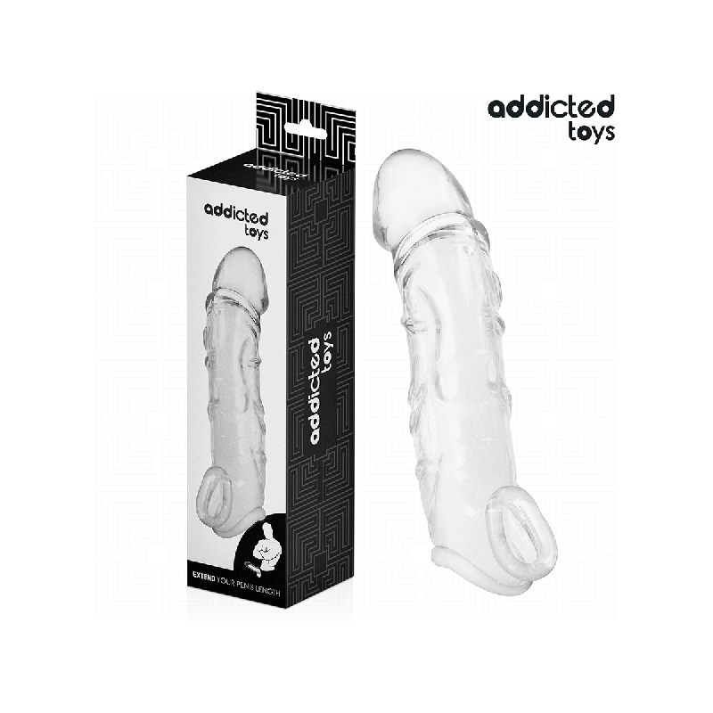 Addicted Toys - Extension De Pénis Transparente 27 Cm | Vybes.it