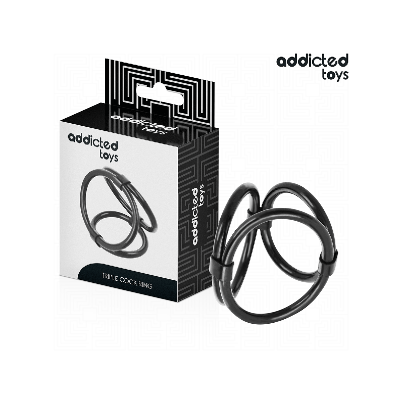ADDICTED TOYS - ANELLO PER PENE TRIPLO - Cockring senza vibrazione