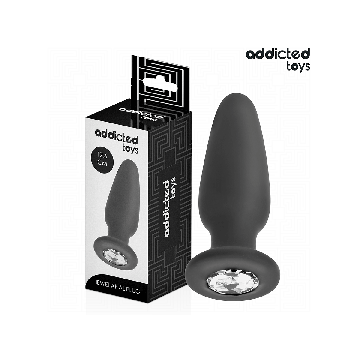 Addicted Toys - Plug Anal Con Joya Silicona Talla L 12,6 Cm |