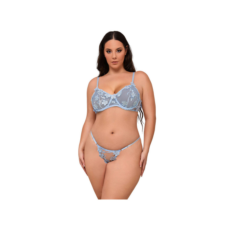 Subblime - 957636 Ensemble Soutien - Gorge Et Culotte Brodés De