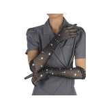 SUBBLIME - 957469SHINE TRANSPARENTE HANDSCHUHE SCHWARZ S/M - SUBBLIME…