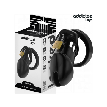 Addicted Toys Locked - Obsidian Hold Jaula Para Pene Talla M |