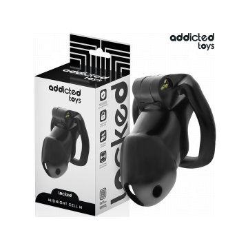 Addicted Toys Locked - Mindnight Cell Jaula Para Pene Talla M |