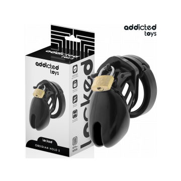 Addicted Toys Locked - Obsidian Hold Jaula Para Pene Talla S |