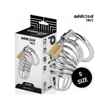 Addicted Toys Locked - Iron Cell Jaula Para Pene De Metal 4 Cm