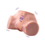 XISE - FENNIE SHAKING MASTURBADOR VAGINA Y ANO REALÍSTICO MULTIPOSICIÓN CON VIBRACIÓN