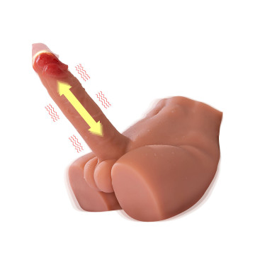 XISE - PEEL DILDO ASS MASTURBADOR DILDO REALÍSTICO POSICIÓN FRONTAL CON THRUSTING 17,5 CM