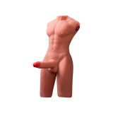 XISE - JASON HALF BODY TORSO REALÍSTICO MASCULINO CON THRUSTING Y VIBRACIÓN 55 CM