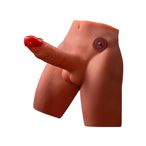 XISE - JASON MASTURBADOR DILDO REALÍSTICO CON THRUSTING Y VIBRACIÓN 17 CM