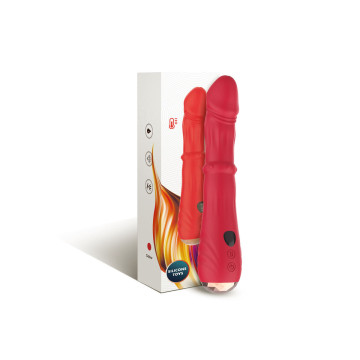 Armony - Dildo Vibrador Estimulador Punto A Termoajustable Rojo |
