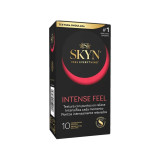 SKYN - INTENSE FEEL TEXTURED CONDOM WITH WAVY DESIGN 10 UNITS - Latex…