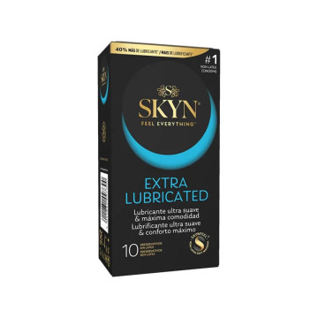 SKYN - EXTRA SCHMIERTES KONDOM 10 EINHEITEN - Latexfrei