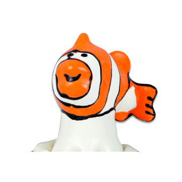 CONDOMERIE - HANDPAINTED NOVELTY CONDOMS FISH ORANGE - Funny Condoms