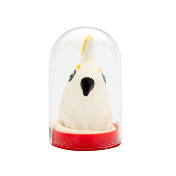 CONDOMERIE - HANDPAINTED NOVELTY CONDOMS PARROT WHITE - Funny Condoms
