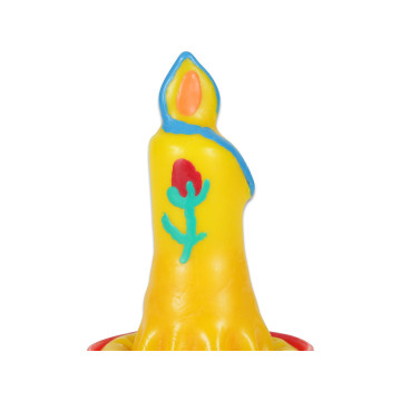 CONDOMERIE - HANDBEMALTE NEUHEITSKERZE MIT KONDOM - Lustige Kondome