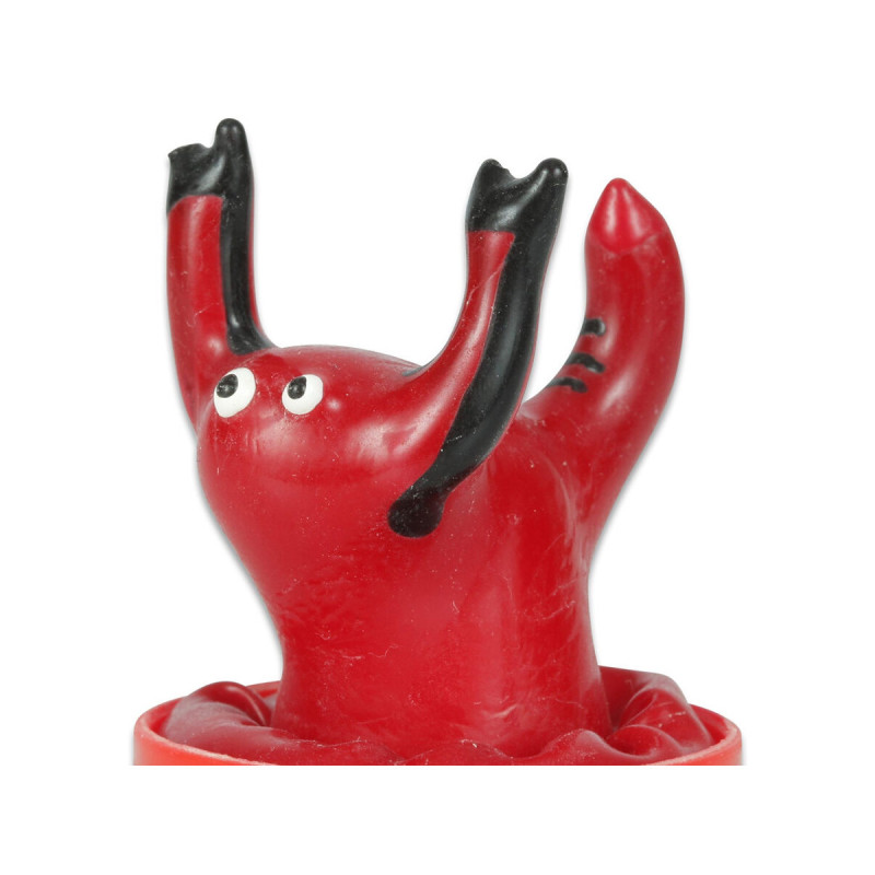 CONDOMERIE - PRÉSERVATIFS FANTAISIE PEINTS À LA MAIN ROUGE SCORPION -…