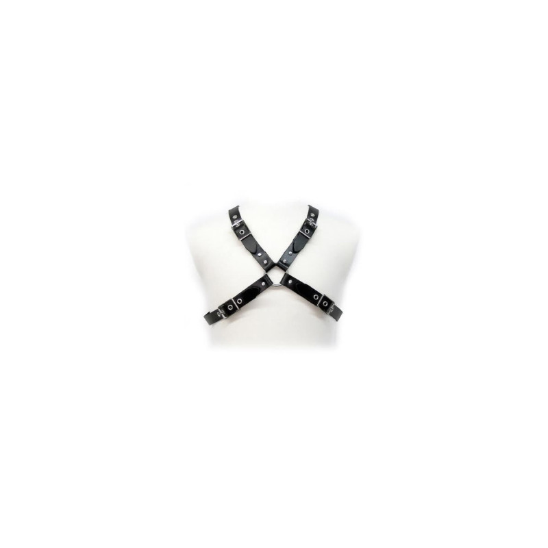 Leather Body - Schwarzer Schnalle Harness Für Mnner | Vybes.it