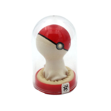 CONDOMERIE - HANDPAINTED NOVELTY CONDOMS POKEBALL RED-WHITE - Funny C…
