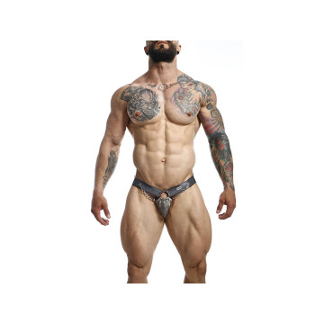 MOB - DNGEON SNAP JOCKSTRAP GRAY ONE SIZE - Jockstraps | Vybes.it
