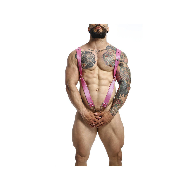 MOB - DNGEON PINK STRAIGHT HARNESS ONE SIZE - Men's Harnesses