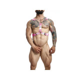 MOB - DNGEON PINK CHAIN HARNESS EINHEITSGRÖSSE Y - Herrengeschirre