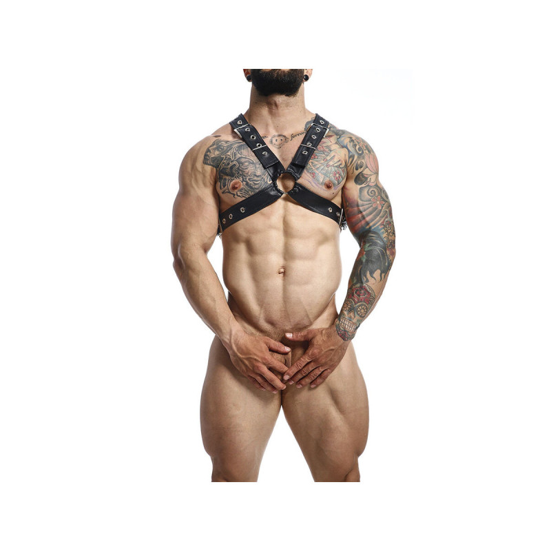 MOB - DNGEON BLACK CHAIN HARNESS ONE SIZE X - Men's Harnesses