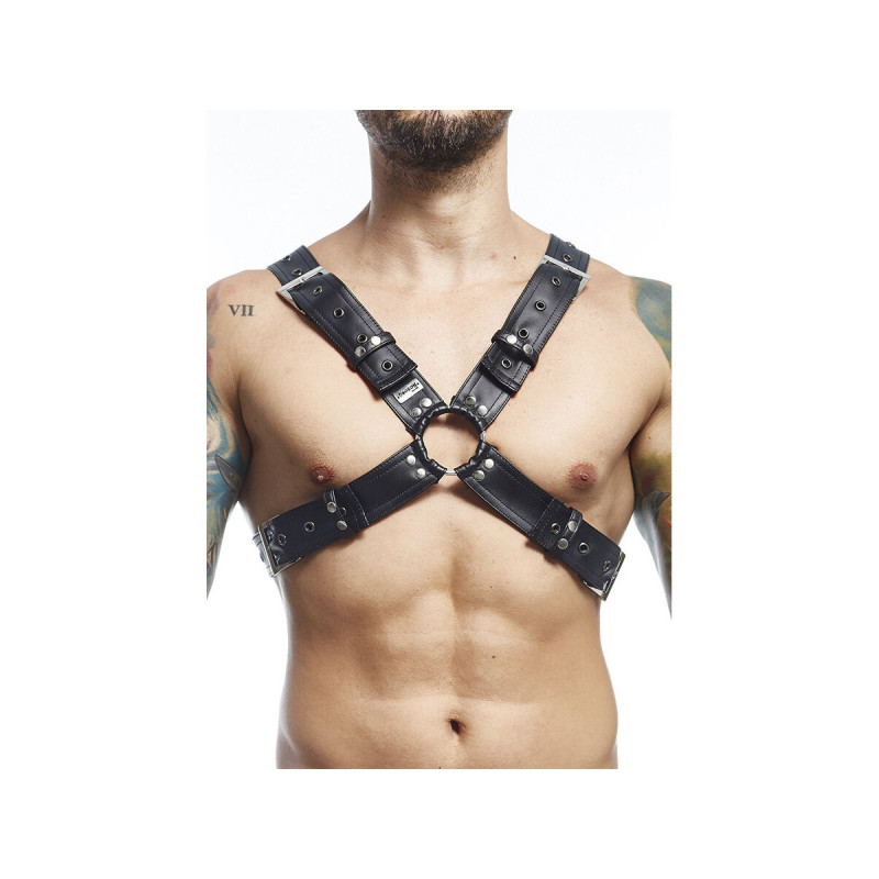 MOB - DNGEON SCHWARZER HARNESS-GÜRTEL, EINHEITSGRÖSSE X - Herrengesch…