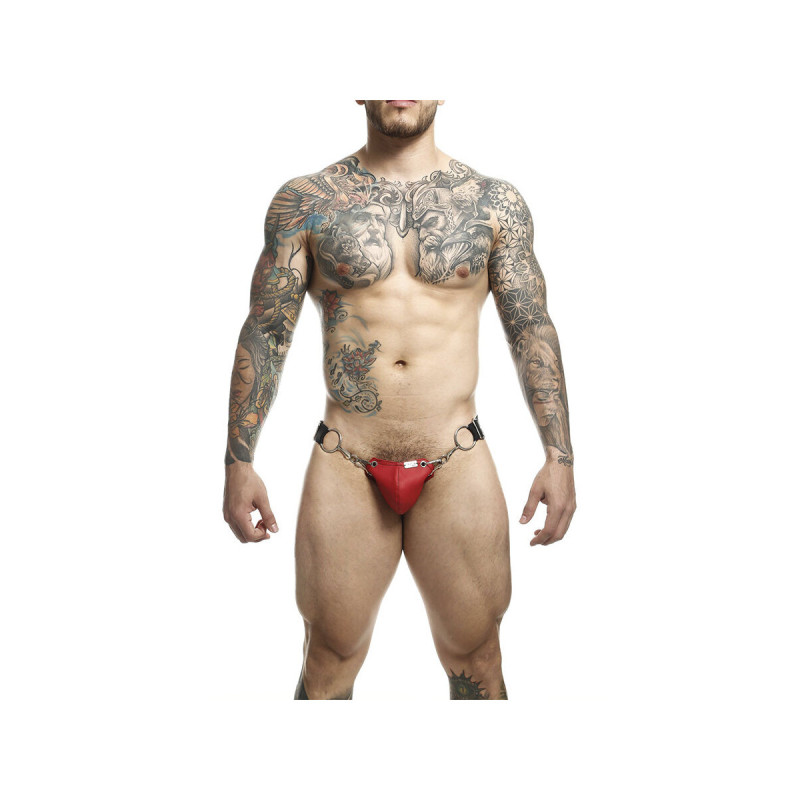 MOB - DNGEON SNAP JOCKSTRAP ROT EINE GRÖSSE - Jockstraps