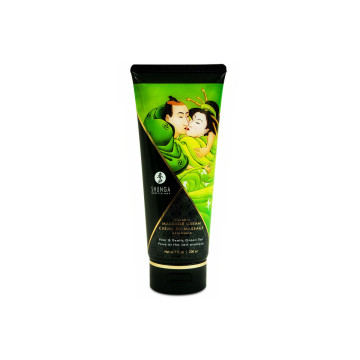 Shunga - Birne & Grüner Tee Massagecreme 200 Ml | Vybes.it