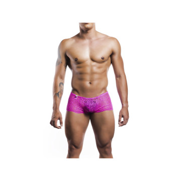 MOB - BOXER EN DENTELLE ROSE TAILLE S/M - /product_models/2936 - Sous…