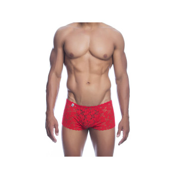 MOB - BOXER IN PIZZO ROSSO TAGLIA L/XL - /product_models/2937 - Intim…