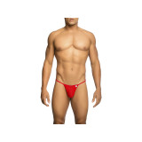 MOB - STRING TRANSPARENT EN FORME DE T ROUGE TAILLE S/M - /product_mo…